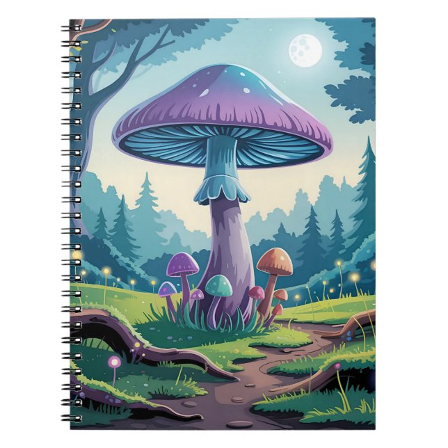 A Purple Mushroom Notebook (Front)