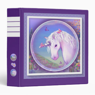 A Purple Paradise 3 Ring Binder