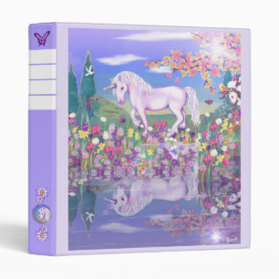 A Purple Paradise 3 Ring Binder