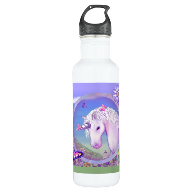 a purple paradise 710 ml water bottle (Front)