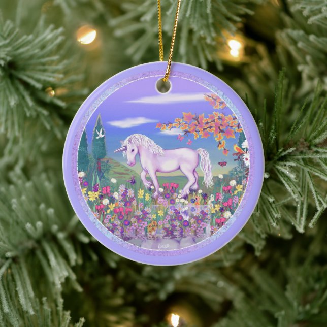 A purple paradise Acrylic Ornament (Tree)