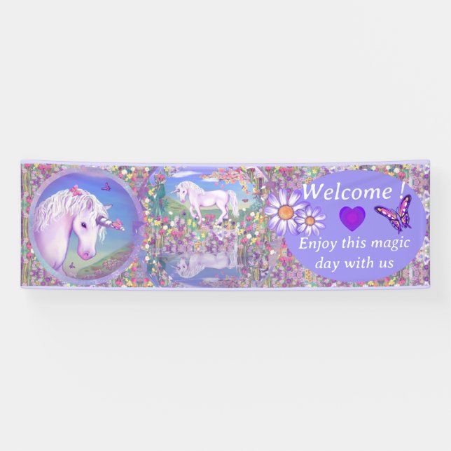 A purple paradise banner (Horizontal)