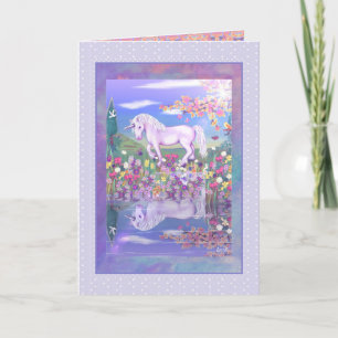 A Purple Paradise birthday card