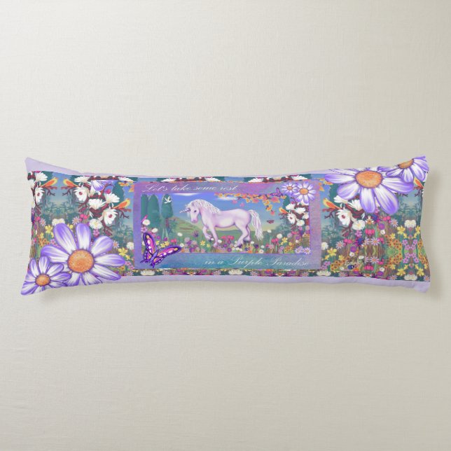 A Purple Paradise Body Pillow (Front)