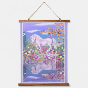 A Purple Paradise Hanging Tapestry