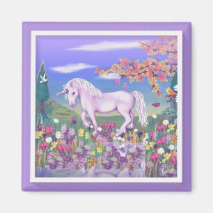 A Purple Paradise Magnet