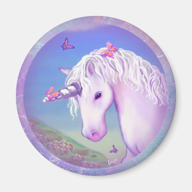 A Purple Paradise Magnet (Front)