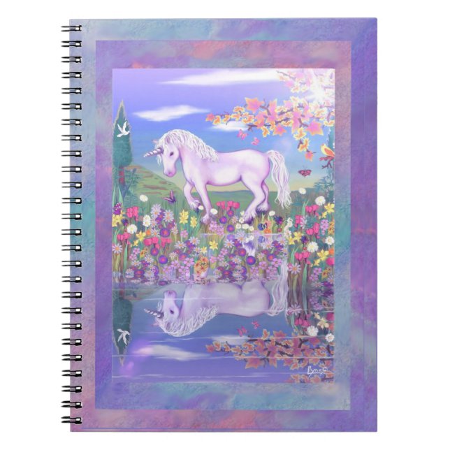 A purple paradise notebook (Front)