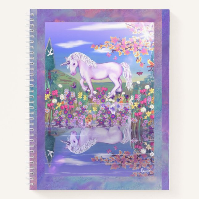A purple paradise notebook (Front)