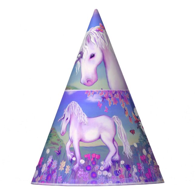 A Purple Paradise Party Hat (Front)