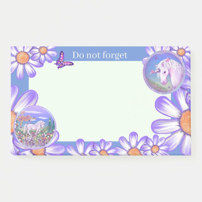 A purple paradise post-it notes (Front)