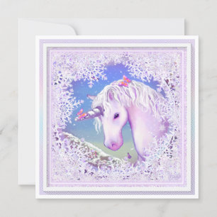 A purple paradise & snow card