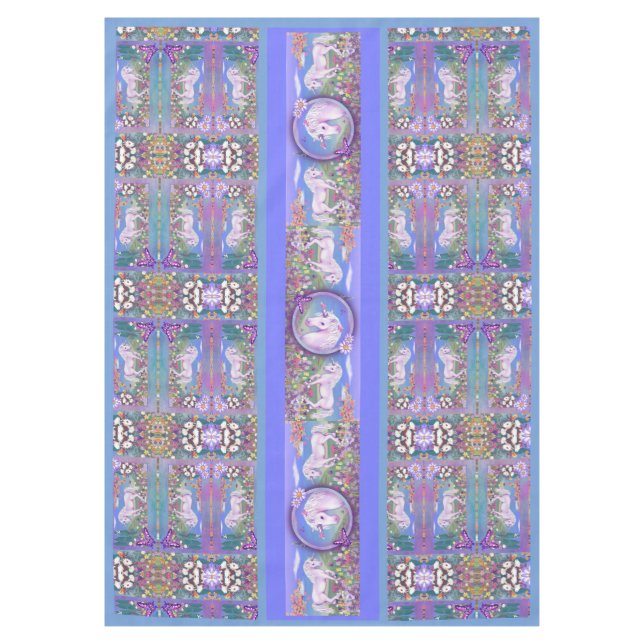 A purple paradise Tablecloth (Front)