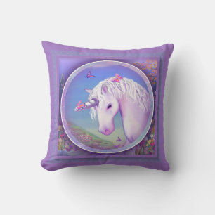 A Purple Paradise Throw Pillow
