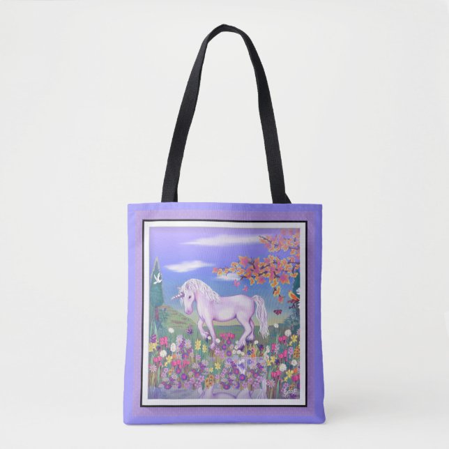 A Purple Paradise Tote Bag (Front)