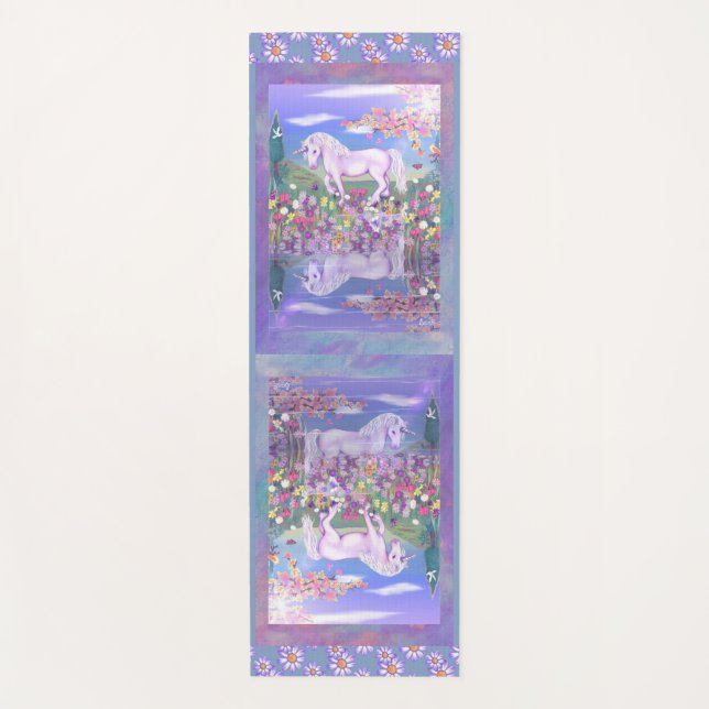 A Purple Paradise Yoga Mat (Front)