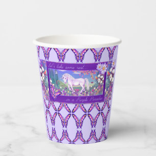 A Purple ParadiseNapkins Paper Cups
