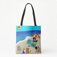 A Purrfectly Fun Day at the Beach Cute Cats