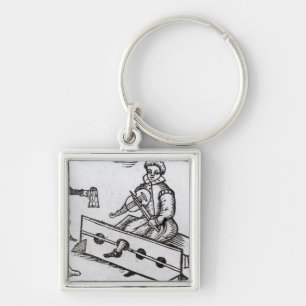 A Purse Snatcher in the Stocks Keychain
