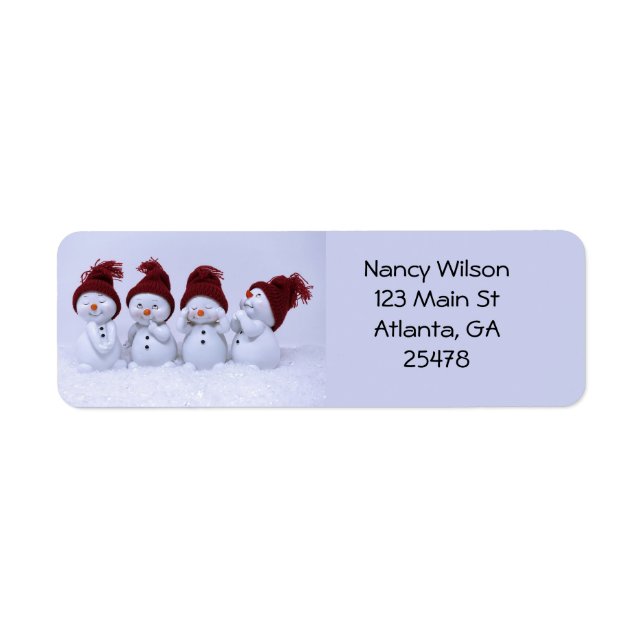 A quartet of snowmen (Front)