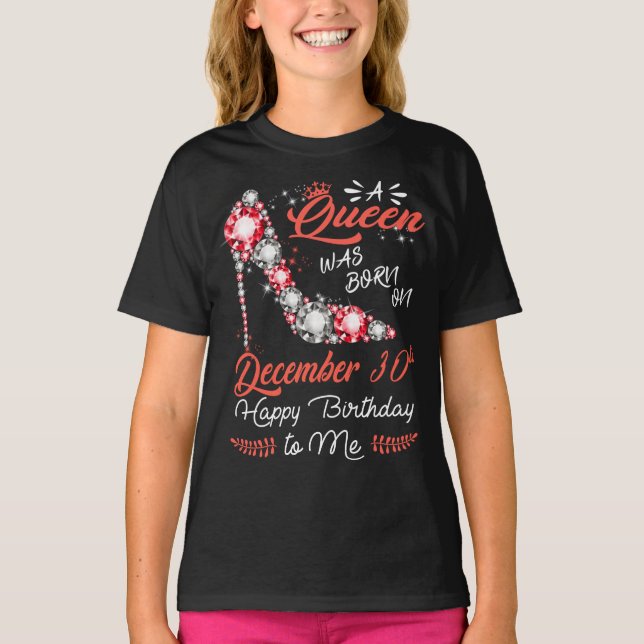 A Queen Was Born T-Shirt (Front)