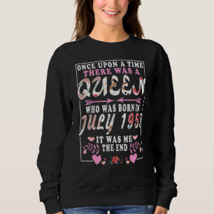 A Queen Who Was Born In July 1953 Birthday Women Sweatshirt
