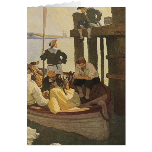 À Queen's Ferry par NC Wyeth, Pirates Vintage (Devant)