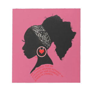 A QUEENS STRUGGLE NOTEPAD