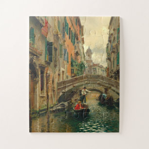 A Quiet Canal, Venice  Jigsaw Puzzle