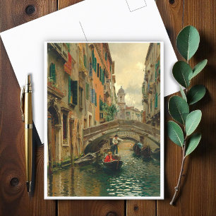 A Quiet Canal, Venice Postcard