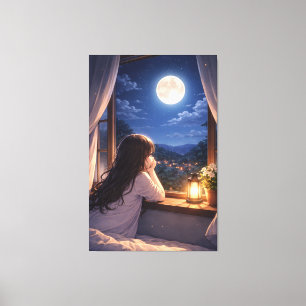 A Quiet Conversation with the Sky Canvas Print