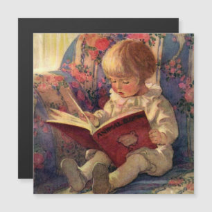 “A Quiet Corner” by Jessie Willcox Smith Magnetic Invitation