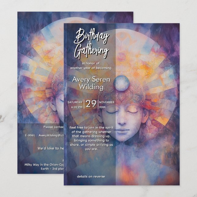 A Quiet Dream | Visionary Design Invitation (Front/Back)