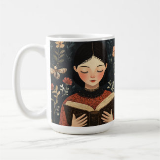 A Quiet Moment With A Book  Coffee Mug