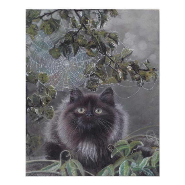 A Quiet Place - Kitten and Spiderweb Poster (Front)