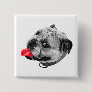 A Quiet Signal of Warmth 2 Inch Square Button