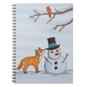 A Quiet Snow Day Notebook