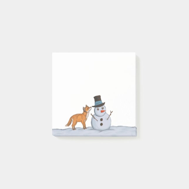 A Quiet Snow Day Post-it Notes (Front)