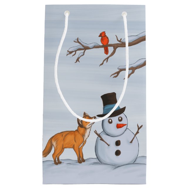 A Quiet Snow Day Small Gift Bag (Front)