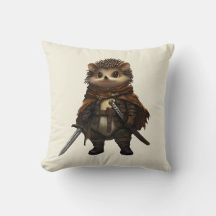 A Quilled Warrior Throw Pillow