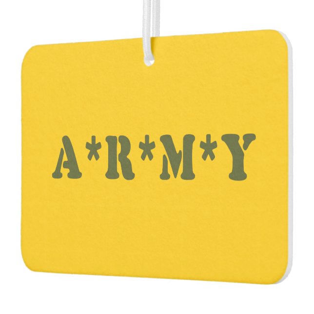 A*R*M*Y AIR FRESHENER (Left)