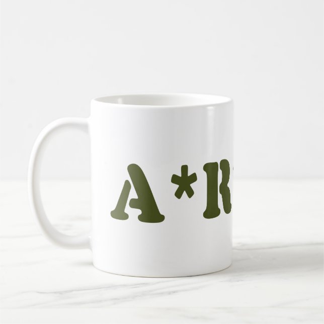 A*R*M*Y COFFEE MUG (Left)