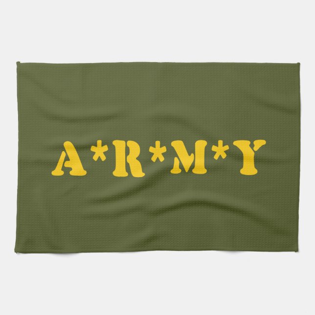 A*R*M*Y KITCHEN TOWEL (Horizontal)