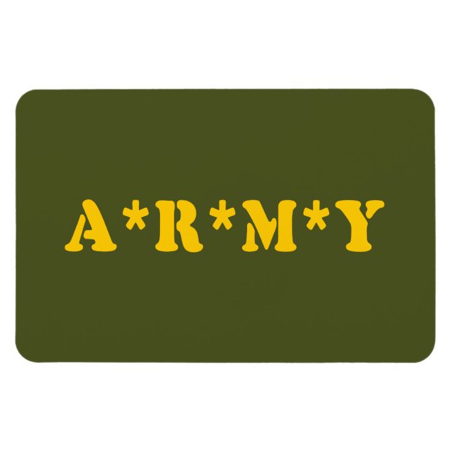 A*R*M*Y MAGNET (Horizontal)