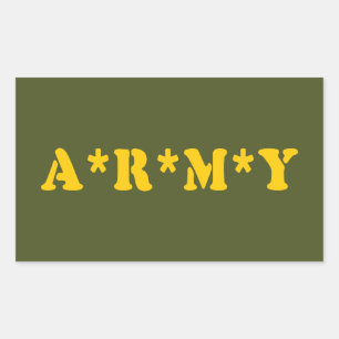 A*R*M*Y STICKER