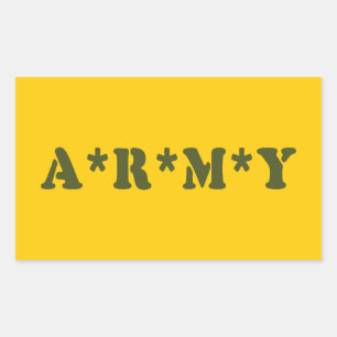 A*R*M*Y STICKER