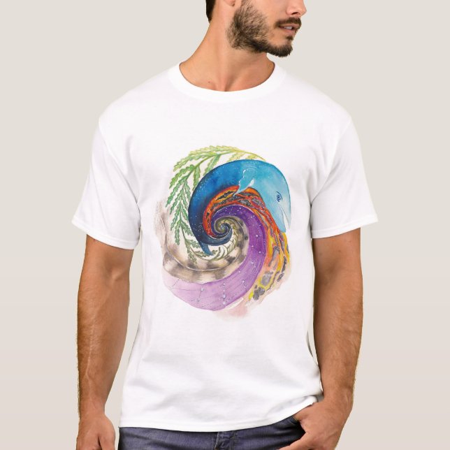 A.R.T. Senses Swirl TShirt women/men (Front)