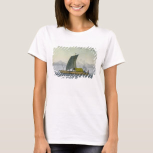 A raft leaving the port of Guayaquil, Ecuador, fro T-Shirt
