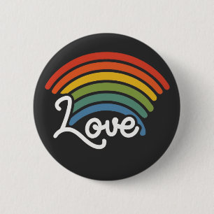 A Rainbow of Love 2 Inch Round Button