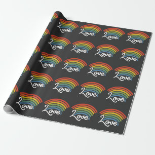 A Rainbow of Love Wrapping Paper